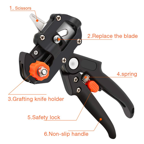 Garden Tree Grafting Knife Pruning Pruner Shears Snip Scissors Cutting