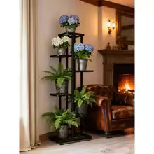 5/4 Tier Plant Stand Home Garden Decor Plant Storage Rack Creative Pot Organizer Stunning Design, Perfect For Indoor Outdoor De