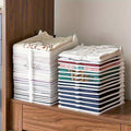 20pcs ITECHJOY Stackable Clothing Storage Board - Portable Folding Shirt Organizer, Durable Plastic Construction, Space Efficient T-Shirt And Top Storage Rack for Closet, Bedroom, Office